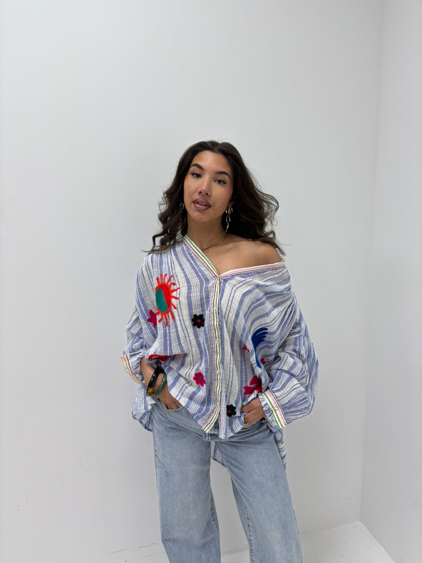 Blouse Ibiza Blauw