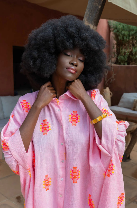 Bohemian Blouse Fuchsia